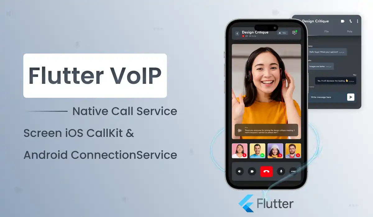 How to Show the Native Incoming Call Screen for VoIP Calls in Flutter Apps (iOS CallKit + Android ConnectionService)