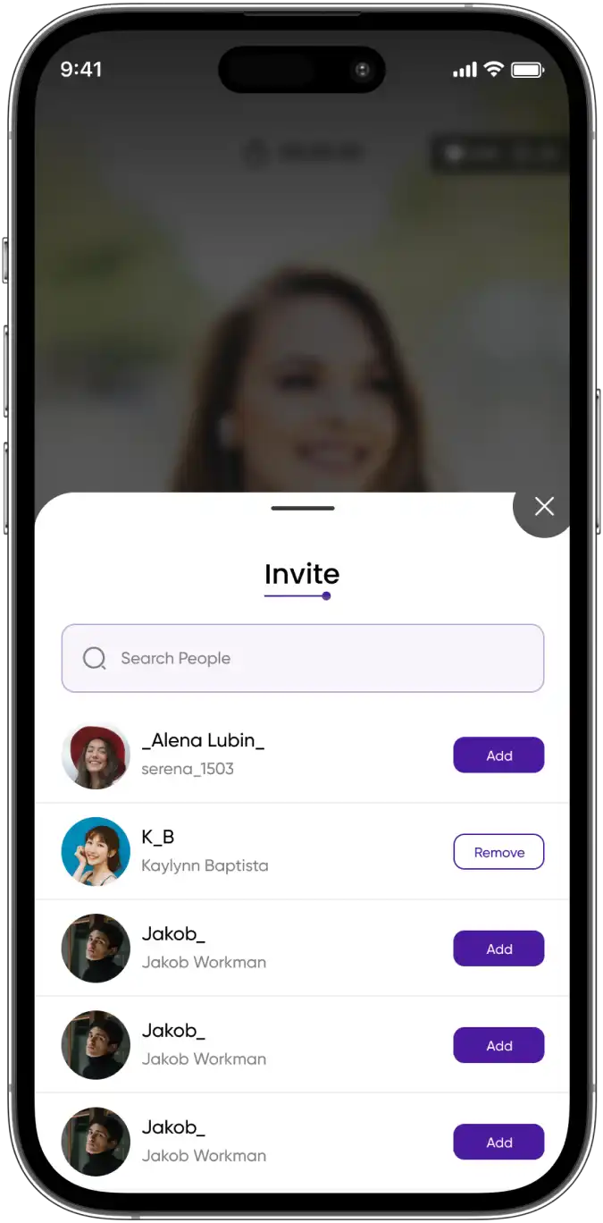 Invite For Live