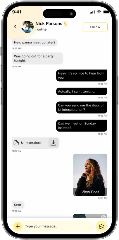 1 to 1 Messages