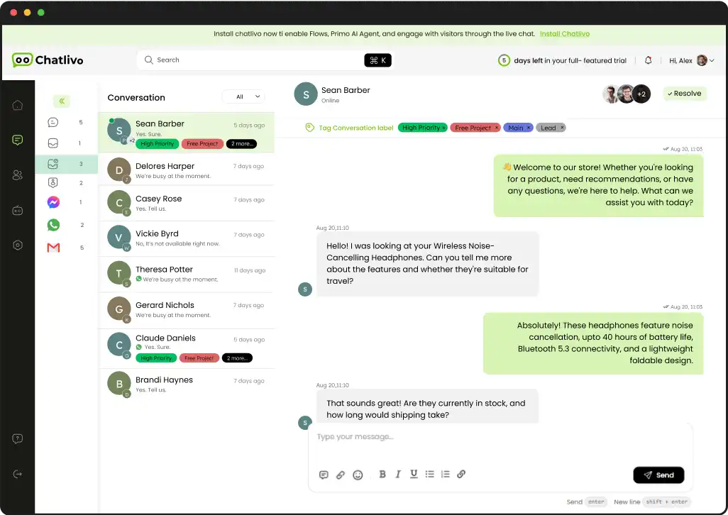 Agent Responds