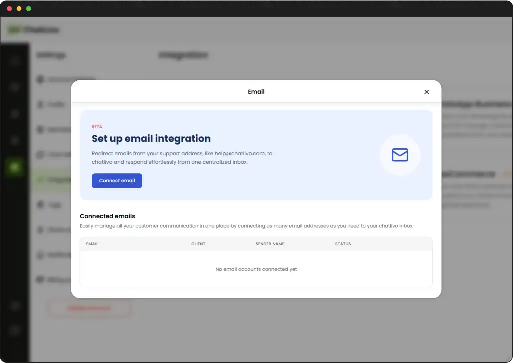 Agents / roles / workspace settings - ChatLivo