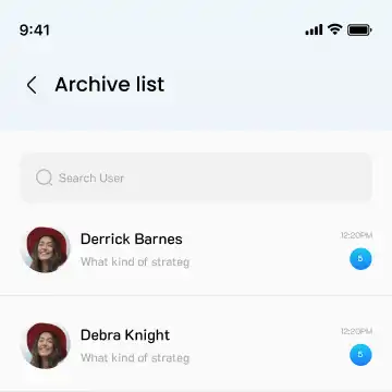CoreX Messenger add members screen