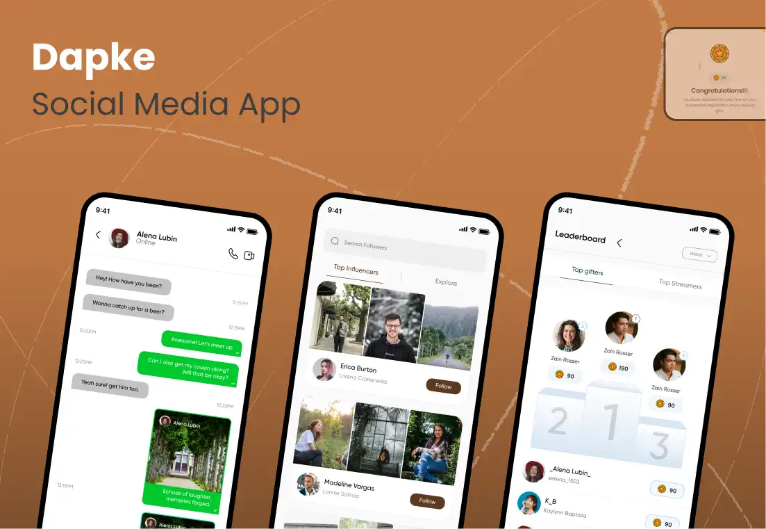 Dapke social video app case study