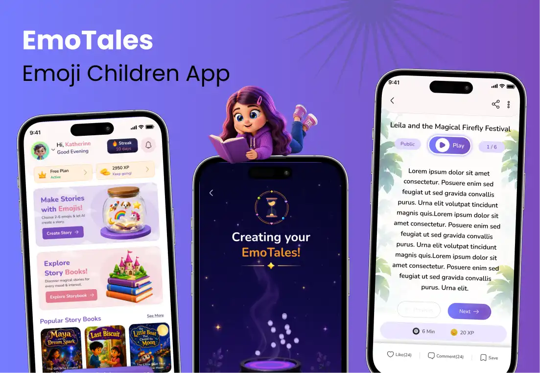 EmoTales AI Story Generator for Kids