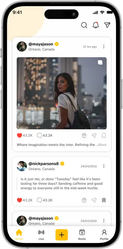 social media app - Pudym