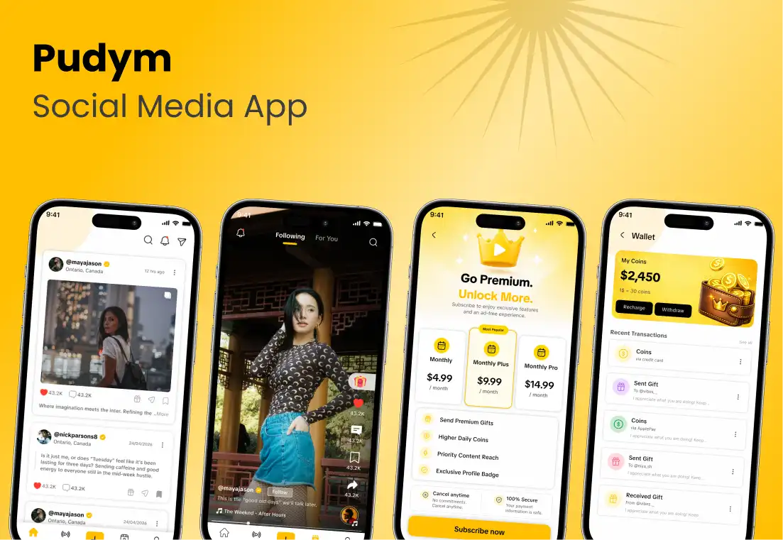 Pudym Social Media App