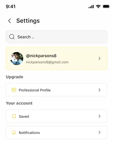 Settings - Pudym