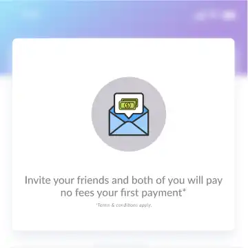 refer and earn savings app screen