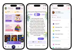 EmoTales AI Product Screens