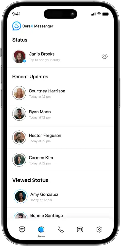 Status Updates & Stories