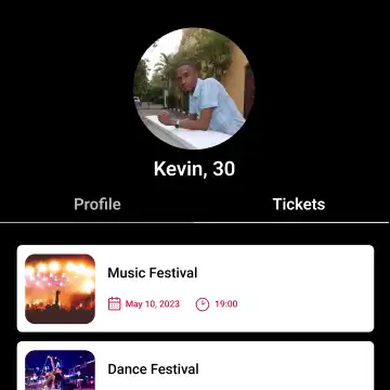 nearby singles discovery screen