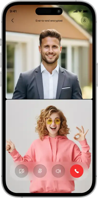Encrypted Video Calling