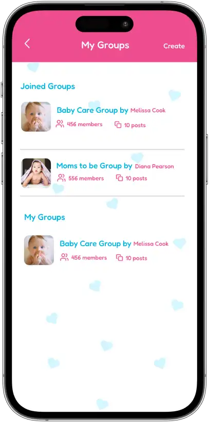 Mums community groups screen