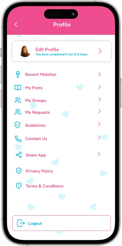 Mum profile details screen